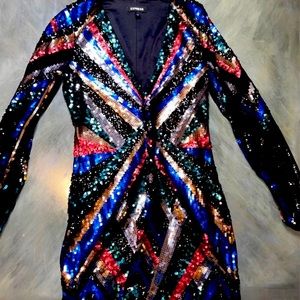 Express Sequin Dress